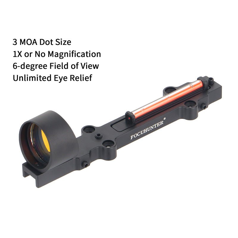 1X28 RED&GREEN DOT FIBER SHOTGUN SIGHT - OPTICREV