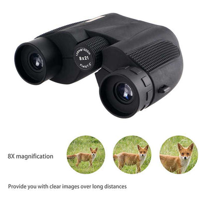 8x21 Compact Pocket Binoculars for Bird-watching Travel Hiking