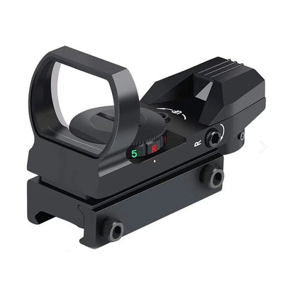 REFLEX SIGHT - ADJUSTABLE RETICLE (4 STYLES) BOTH RED AND GREEN IN ONE SIGHT - OPTICREV