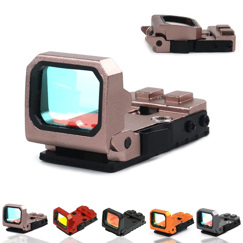 TACTICAL FLIP RED DOT HOLOGRAPHIC REFLECTION MOS SIGHT - OPTICREV