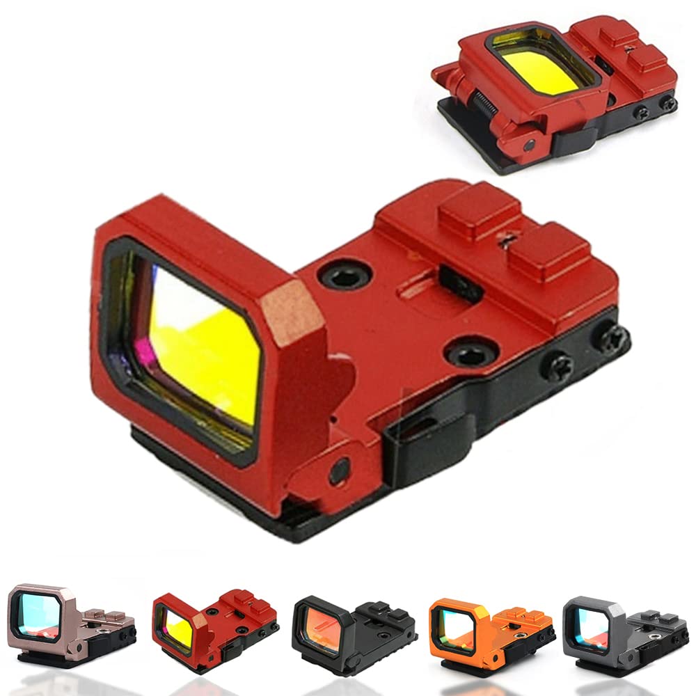 TACTICAL FLIP RED DOT HOLOGRAPHIC REFLECTION MOS SIGHT - OPTICREV